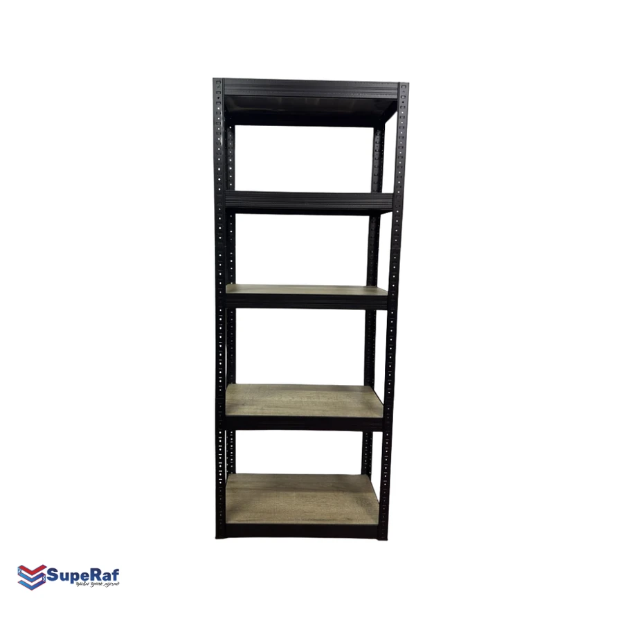סט מדף מחסן superaf light (ביתי/משרדי) , 5 קומות L600*H1500*D300