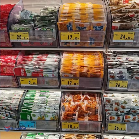 קופסת תצוגה ואחסון מרובעת פתוחה - 9 ליטר