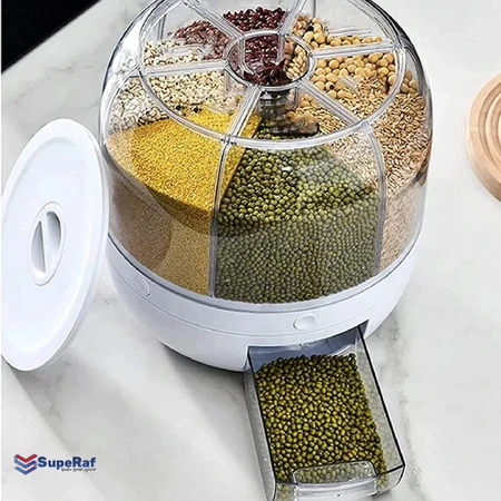 מיכל קטניות מסתובב