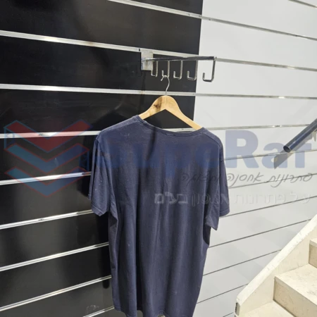 מוט תלייה J חמישה עוגנים לפלטה מחורצת