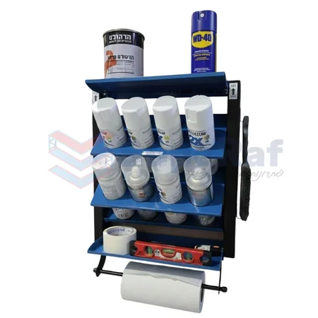 מתקן אחסון בקבוקי צבע