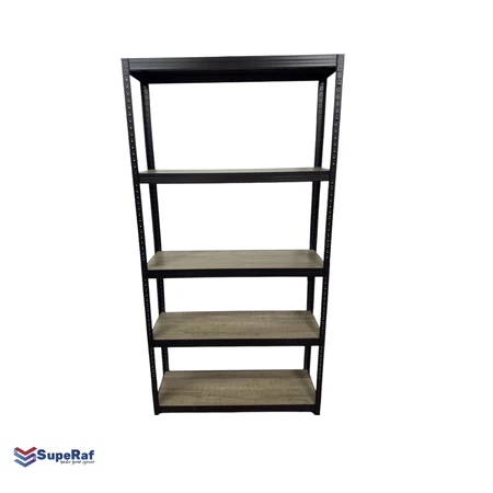 סט מדף מחסן superaf light (ביתי/משרדי) , 5 קומות L1000*H2000*D300
