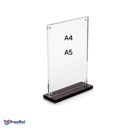 מעמד תפריט A5 אקריליק