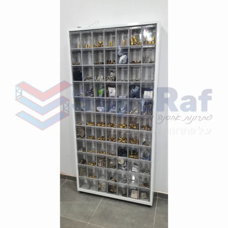 מתקן תצוגה רב תא צד אחד